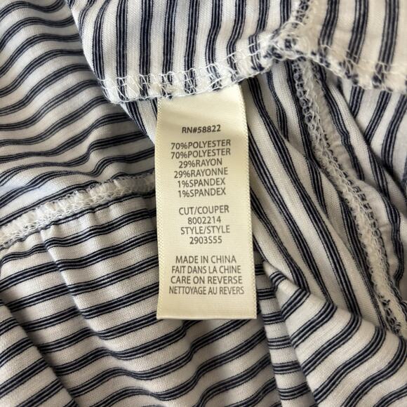 Max Studio Tiered Sleeveless Striped Dress Large Sundress A Line Fit & Flare - Picture 3 of 6